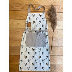 Geko A Chicken Apron Gold, White