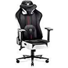 Diablo 2 Diablo X-player 2. 0 accoudoirs 3d ergonomique tissu simili cuir métal blanc noir