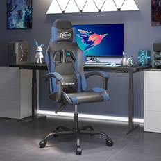 Gaming-Stühle vidaXL Gaming-stuhl Schwarz Und Blau Kunstleder