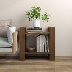 vidaXL Massivt Fyrretræ Gyldenbrun 60 x 35 x 57 cm Bogreol