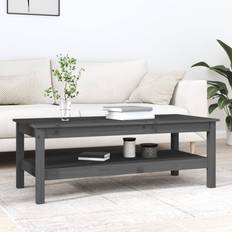 vidaXL grå 110x50x40 Soffbord