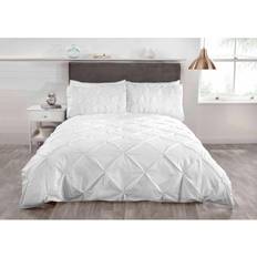 Textiles Rapport Balmoral Luxury Single Set Duvet Cover White