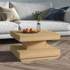 vidaXL light brown Coffee Table 60x60cm