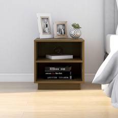 vidaXL Cabinet Honey Bedside Table 40x40cm