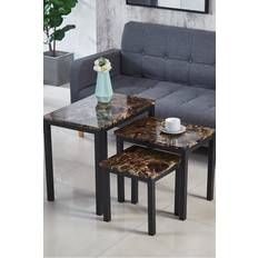Modernique Gloss Finish MDF Nest Coffee Table