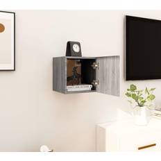 Træ TV-borde vidaXL Væghængt tv-skab TV-bord