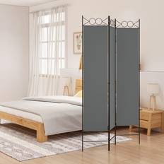 vidaXL Anthracite, 120 6-Panel Privacy Screen Room Divider
