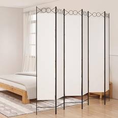 vidaXL 6-panels 240x220 stof Rumdeler