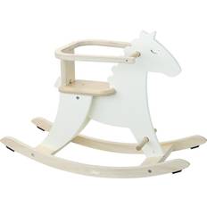 Vilac Gunghästar Vilac Ivory White Rocking Horse & Security Loop, Ride Ons