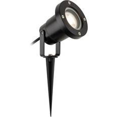 Apliques de Pared Firstlight Monza Outdoor Wall & Spike Light Negro IP54 GU10 Aplique de Pared