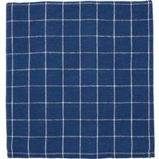 Blue Tablecloths Grid Tablecloth White, Blue