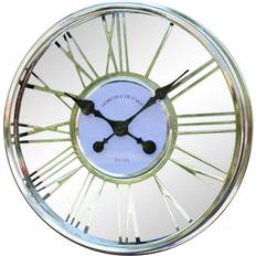 Interior Details Large Silver 45cm Wall Clock