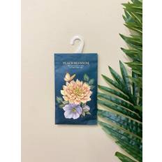 Peach Tea Geko of Four Hanging Fragrance Sachets, Lilac & Peach