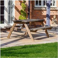 Rutland County Garden Furniture Oakham 5ft Rounded Picnic