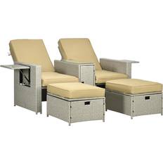 Garden & Outdoor Furniture OutSunny 5PC PE