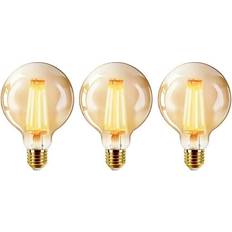 Light Bulbs 6W LED Ball Bulb Ornament E27 2200K Energy Saving White 3 175cm