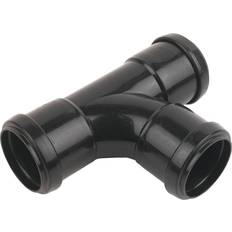 Floor Drains FloPlast Black Push-Fit 87.5° Waste Pipe Tee, (Dia)40mm