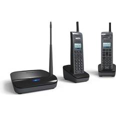 Landline Phones EnGenius Long-Range Base W/2 Handsets,Sip-Based Long-Range Freestyl Sip