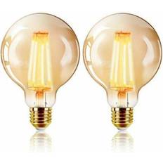 ExtraStar 6W LED Ball Bulb Ornament E27 2200K Energy Saving White 2 17.5cm