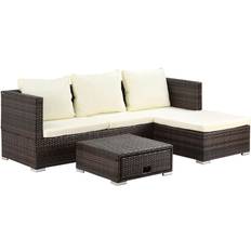 860 OutSunny 860-091V70 Outdoor Lounge Set, 1 Table incl. 2 Sofas