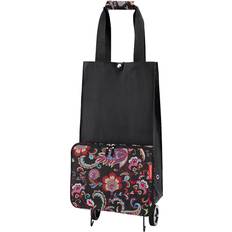 Reisenthel foldabletrolley paisley black (Einkaufstrolley faltbar, schwarz)