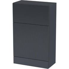 Regis Fluted Anthracite Back To Wall Toilet Unit 500mm