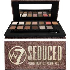 W7 Eye Makeup W7 Seduced Pressed Pigment Palette Brown