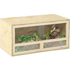 Pawhut Reptile Terrarium Vivarium 60x29.5x29.5cm