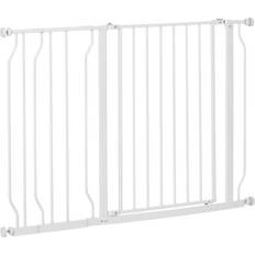 Pets on sale Pawhut Fit Pet Gate Extra Wide Stair Gate for Dogs