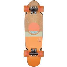 Bianco Crociere Globe Blazer 26" Complete Cruiser Skateboard White Oak/Concrete