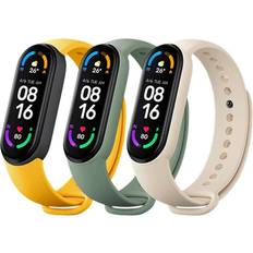 Xiaomi Uhrenarmbänder Xiaomi Strap for Mi Smart Band 6 3-Pack