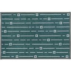 Rectangular Entrance Mats JVL Savio Machine Blue, Turquoise, Green, Grey