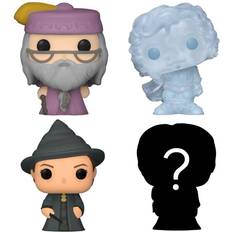 Funko Bitty Pop! Harry Potter: Albus Dumbledore, Nearly Headless Nick & Minerva Mcgonagall 4-Pack