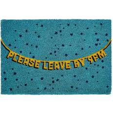 Blue Entrance Mats Premier Housewares Please Leave Blue