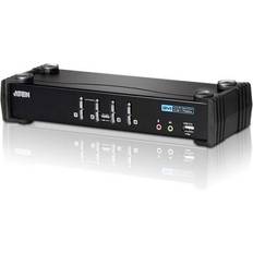 Aten CS1764A-AT-E KVM switch Black