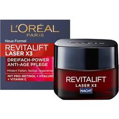 Revitalift loreal L'Oréal Paris Revitalift Laser X3 Dreifach-Power Anti-Age Nachtpflege Hyaluronsäure Vitamin C