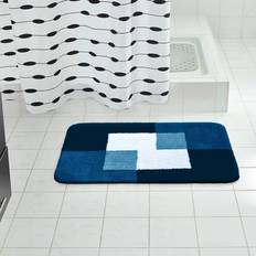 Azul Alfombras Ridder Alfombrilla De Baño Coins 60x90 cm Azul 7103303 Azul cm