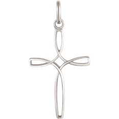 Støvring Design Charms & Vedhæng Støvring Design Kors Rhodineret Sølv Vedhæng 14237954