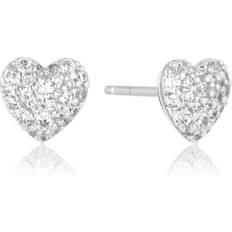 Sif Jakobs Caro Heart Stud Earrings - Silver