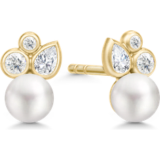Julie Sandlau Örhängen Julie Sandlau Tasha Earstuds Dam Stiftörhängen - White Pearl