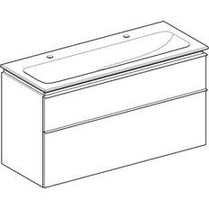 Badeværelsesmøbler Geberit Icon møbelpakke 1200x480x630mm