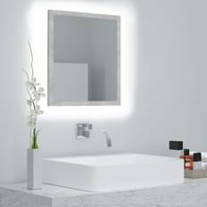 Grey Bathroom Mirrors vidaXL led Bathroom