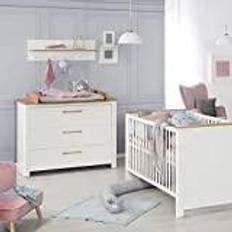Möbel-Sets Roba Komplett-Babyzimmer, Ava Babybett, Wickelkommode