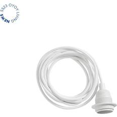 Ledning fatning OYOY Ledning m/Fatning White Lampeophæng