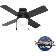 44 inch ceiling fans Hunter 44" Timpani Flush Mount Ceiling Fan Kit