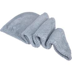 Microfiber Hårhåndklæde Lyseblå