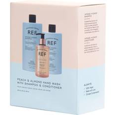 Ref intense hydrate shampoo REF Gaveæske Intense Hydrate Sh+Con Peach and Almond Håndsæbe
