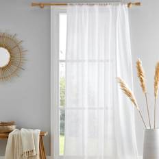 White Curtains Drift Drift Kayla Textured