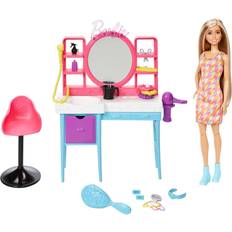 Barbie Dolls & Doll Houses Barbie Doll & Hair Salon HKV00