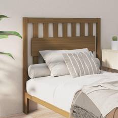 vidaXL honey brown, 105.5 Pine Bed Headboard